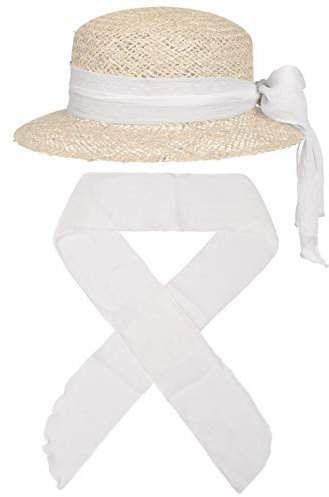 Lipodo Multitasking All-in-One Tuch - Rosa Accessoire - Vielseitig einsetzbar - Damen - Frühjahr/Sommer weiß