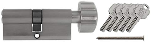 Thumb Turn Knob Euro Cylinder 90 mm 45/45 with 5 Keys (45x45) (KD)
