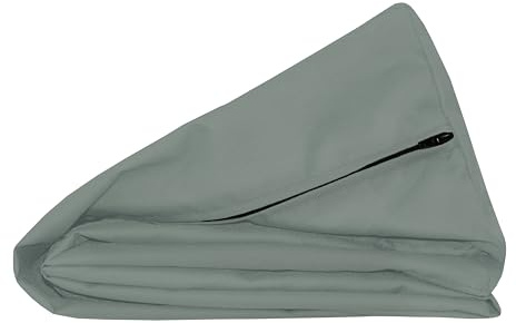 POKAR Housses Imperméable pour Coussin pour Palettes Euro - 1x Assise 120x80cm, Gris