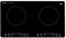 OMEO - Placa de cocción de doble inducción, portátil, 2 quemadores, sensor táctil, 3600 W, placa caliente digital, cierre de seguridad