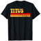 TITUS Name Personalisierte Idee Herren Retro Vintage TITUS T-Shirt