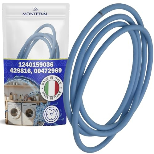 Waschmaschinen Tankdichtung mit Originalcode 1240159036 für Electrolux für Juno für Zanker für Zanussi 00472969 für Quelle - MADE IN ITALY - Garantie 10 Jahre - MONTERAL