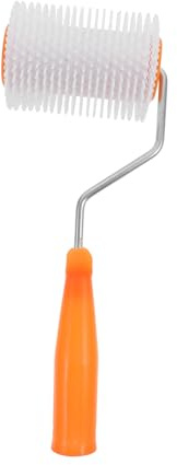 iplusmile Rodillo Púas Autonivelante para Suelos de Cemento 13 Mm 4 Pulgadas Antiespumante Herramienta Manual para Pintura y Decoración 1 Unidad Profesional