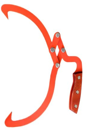 Utensili per la gestione del legno, 50 cm, strumento in acciaio di servizio pesante, pinze ad azione manuale per tronchi, per giardino, silvicoltura, , esterni, camion, quad e