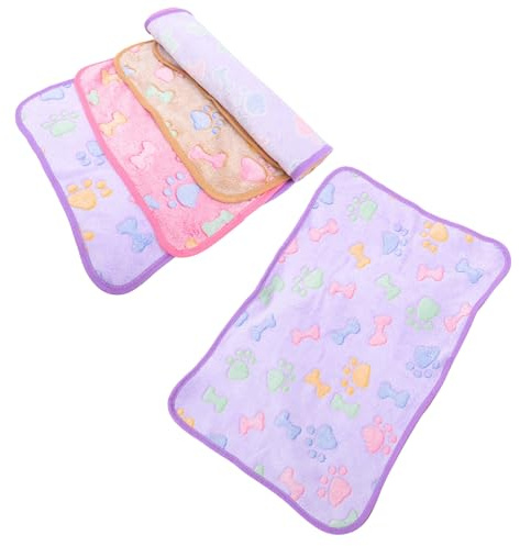 MERRYHAPY Lot De 4 Tapis De Cage pour Rats Et Cobayes Coussin pour Petits Animaux Couverture pour Cobayes Accessoires pour Petits Animaux Tapis De Couchage pour Cage Literie