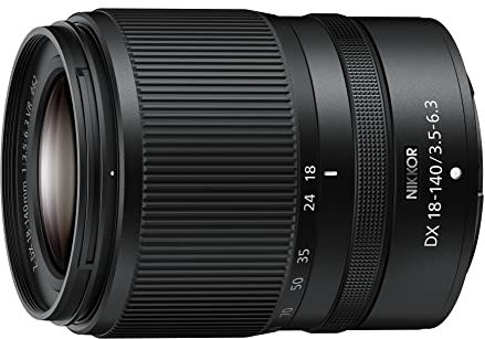 Nikon NIKKOR Z DX 18-140 f/3.5-6.3 VR, Obiettivo Zoom 7,8x Da Viaggio, Versatile, Alta Potenza, VR 5 Stop, Compatto, Leggero, nero [Nital Card: 4 Anni di Garanzia]