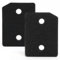 BALORIZ Trockner Filter für Miele T1 Serie 916476, Fein/Grob 207 x 157 x 30mm Flusenfilter Schwammfilter Ersatzteil für Wäschetrockner, Wärmepumpentrockner und Kondenstrockner