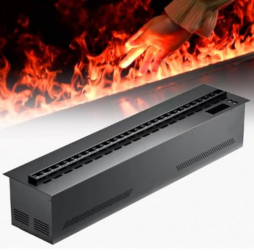 Insert de cheminée à Vapeur d'eau 3D – Insert décoratif réaliste pour l'atmosphère de la Maison, Non Chauffant(Remotecontrol,800mm)