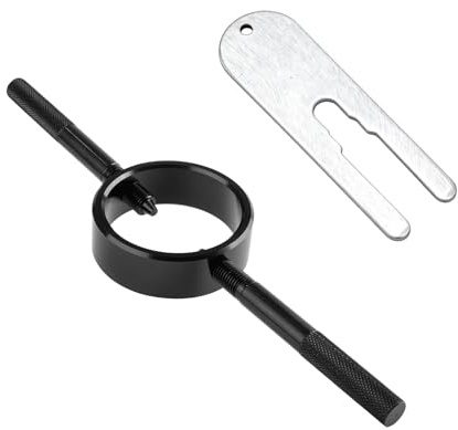Hanlintk Kit di attrezzi a molla universale per forcella moto – alluminio (non graffi), distanziatore in acciaio, si adatta alla maggior parte delle forchette Upside-Down