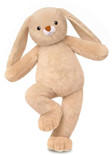 SQEQE Big Bunny Stuffed Animal 39 in, Giant Rabbit Stuffed Animal for Kids Adults, Cute Huge Plushies for Birthday Easter Valentine's Gift