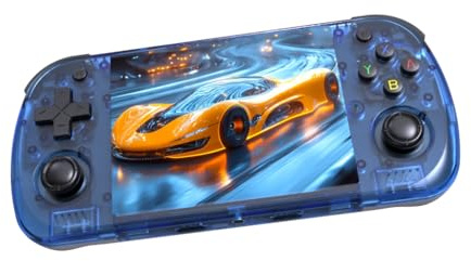 BAFUIE R36H Pro MAX consola retro portatile per giochi, consola con emulatore e 22000+ giochi 25+ emulatore, sistema Linux, schermo HD da 4,2 pollici, joysticks 3D, batteria da 3000 mAh
