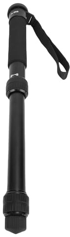 ASHATA Enbensstativ i Aluminiumlegering, 155 Cm 7 Sektioner Bärbar 5 Kg Belastning Monopod för Resefotografering