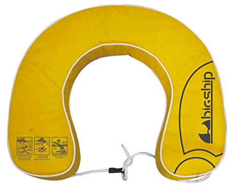 BIGSHIP Bouée fer à cheval jaune