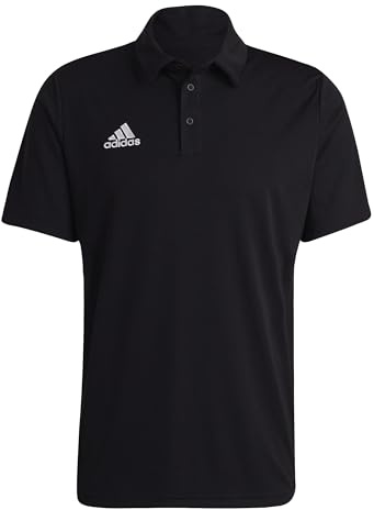 adidas Men's Entrada 22 Polo Shirt, Black, M Extra Tall