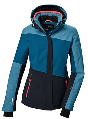 Killtec Ksw 67 Wmn Ski Jckt Chaqueta de esquí/chaqueta funcional con capucha con cremallera y protección contra la nieve Mujer