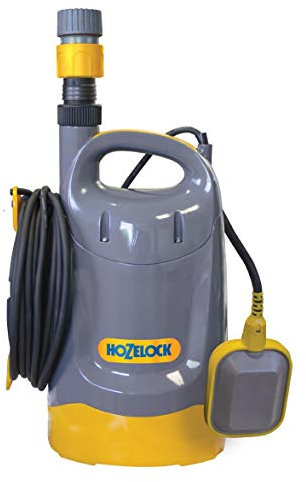 Hozelock – Tauchpumpe Flowmax 7500: für klares oder schmutziges Wasser, voll ausgestattet (kompatible Schläuche mit Ø 15/19/25/32 mm), maximale Eintauchtiefe von 7 m, Pumpen bis zu 7500 l/h, sofort