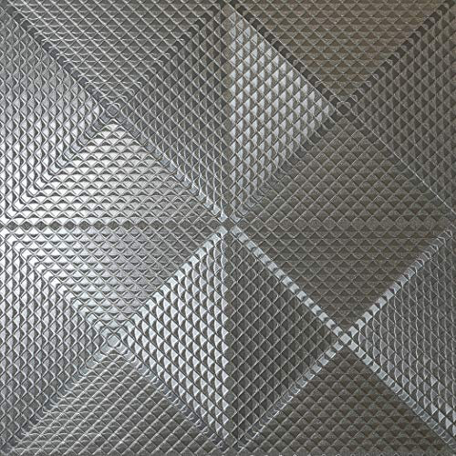Arthouse Geo Diamond Gunmetal Wallpaper