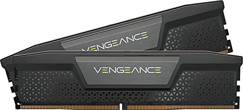 CORSAIR Vengeance DDR5 RAM 32GB (2x16GB) hasta 6400MHz CL32 Intel XMP 3.0 Memoria de Ordenador de Sobremesa – Blanco (CMK32GX5M2B6400C32W)