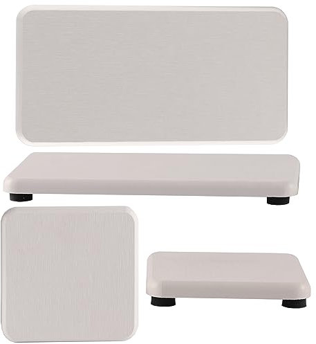 NiuYichee Lot de 4 porte-savon absorbant l'eau, dessous de verre en terre de diatomée, plateau absorbant l'eau pour plantes et articles de toilette pour intérieur moderne