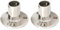 Relingfuß Edelstahl 90 Grad Handlauf Boot Sbeschlag Fuß Runde Basis Relingfuß Grundplatte Verdeckbeschlag Boot Reling für alle Linds of Yachts (22mm*2)