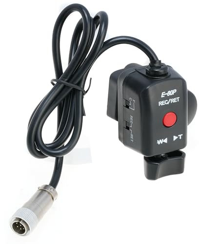 FOTGA Télécommande d'objectif à 8 broches pour objectif Canon pour Fujifilm avec terminal à distance 8 broches, prend en charge le zoom/enregistrement vidéo, démarrage et arrêt/lecture vidéo