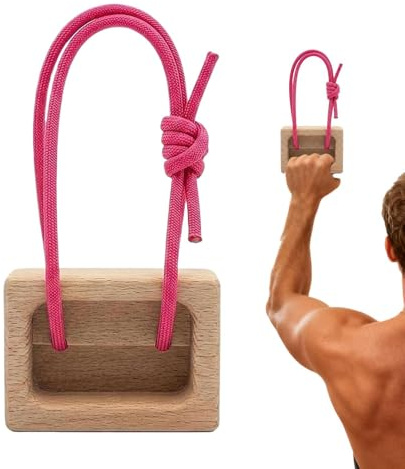 Hangboard för Klippklättring - Portabel Kompakt Träträningsutrustning - Trä Träningsram Klättring,För pull-up-övningar inomhus utomhus hemmagym karm vägg kontor