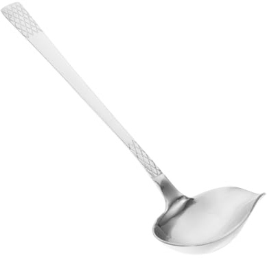 PAMINGONO Mestolo Cucchiaio da Salsa e Zuppa per Sugo con Beccuccio Versatore in Acciaio Inox 304 Resistente, Utensile da Cucina per Condimenti e Servizio Domestico