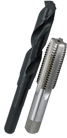 Drill America POU3/4-10 3/4-10 Tap and 21/32 (HS- High speed steel) Drill Bit Kit, POU Series