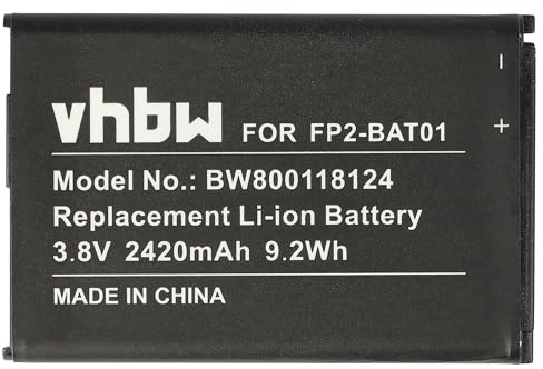 vhbw 1x Akku kompatibel mit Fairphone 2 Handy Smartphone Telefon (2420 mAh, 3,8 V, Li-Ion)