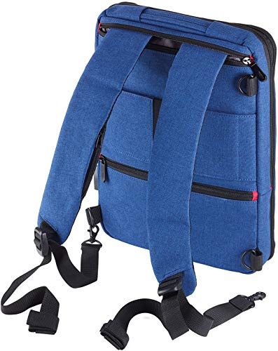 TROIKA SAFTSACK - Mochila de negocios para cargar dispositivos electrónicos, 1 compartimento para documentos, ordenador portátil, tablet (hasta 13 pulgadas), 1 compartimento elástico para