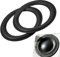 Demeras 2 St¡§1ck 8 Zoll Lautsprecher Gummi Surround Foam Edge Surround Ringe Ersatzteile f¡§1r Lautsprecher Ersatzteile