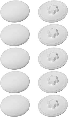 cyclingcolors 10x coprivite cappuccio plastica viti Torx copertura coperchi tappi, Bianco T15 12mm