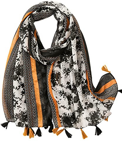 FAIRYGATE Damenschal Schal für Damen Tuch Halstuch Stola Damen Festlich Schultertuch XXL Schals & Tücher für Frauen aus Viskose Stola 32225