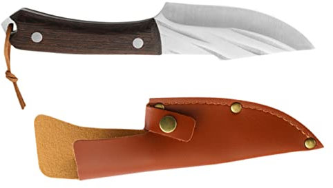 SHOWERORO Cuchilla Con Vaina Cuchillo De Cocina Cuchillo Casero Artículos Para El Hogar Cortador De Chef Cuchilla Duradera Aire Doméstica Acero Inoxidable