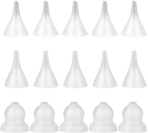 15pcs Nasal Aspirator Replacement Tips, Nose Sucker Silicone Replacement Part for Baby & Toddlers Compatible with GROWNSY Watolt LittleTora HEYVALUE Cocobela HailiCare KIDIRA TEQIN X-Bosak