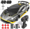 Lamborghini RC Drift Car, 1:18 4WD High Speed Remote Control Drift Cars with Full Proportional Throttle and LED Light, 35 KM/H RC Racing with Speed ​​Adjustment, Boys Toy Gifts Age 6 7 8 9 10 11 12+