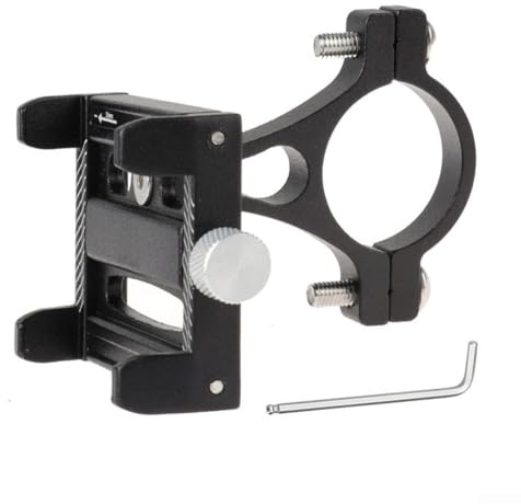 Bulevisiter Support de téléphone en alliage d'aluminium pour téléphone résistant aux chocs pour appareils de 4,7 à 6,4 pouces, léger pour support de navigation de vélo, compatible avec et (noir)