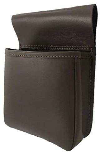 Hand Made Brown Leather Cartridge Bag Shooting Grab Pouch Belt Shell Holder Handy, Shooter Gift Idea