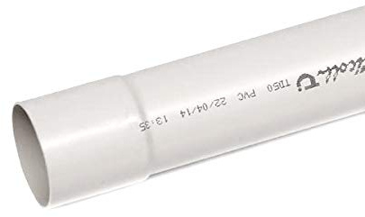 Tube de descente Nicoll Ø80 en 3ml Blanc