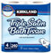 Compatible with Kirkland Signature Soft and Absorbent Triple Satin Premium Bath Toilet Tissue Paper, 4 Rolls 10 Packs White Kirkland-Toilet Roll-10pk