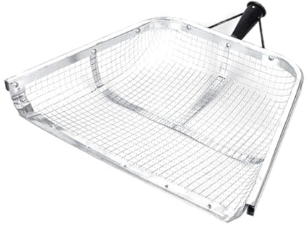 GMBYLBY Pala setaccio per sabbia professionale con ampia area di setacciatura di 43 cm, ideale per giardinieri e lavori agricoli