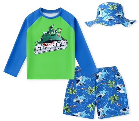 Kids Bathing Suits Boys Swim Set Kids Rash Guard Swim Sets Children Bathing Suit Size 6