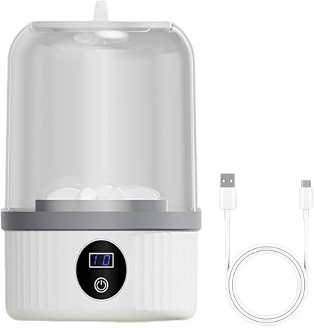 de Ropa Portátil 2 Modos Sin Cable Recargable por USB | Mini para Prendas Pequeñas Para Lavado En Hogar, Apartamento, Viaje, Hotel, Camping Y Al Aire Libre