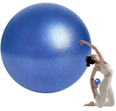 Frfik - Pelota de pilates (15 y 25 cm, entrenamiento de estabilidad del tronco, PVC, pequeño balón de ejercicios, para meditación, gimnasia, remodelación, global, gimnasio, oficina, casa, estudio de