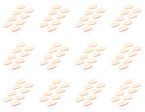 48 Pairs Soft Foam Eyeglasses Nose Pads for Plastic Frames and Silicone, Stick on Nose Pads for Eyeglasses Sunglasses Anti-Slip, Protect Makeup and Reduce The Nose Burden – 1.0mm