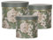 Clayre & Eef Hutschachtel (Set 3 Stück) Ø 20x17 / Ø 17x15 / Ø 14x13 cm grün 64743