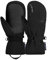 Reusch Helena R-TEX XT Mitten extra warme, wasserdichte, Winddichte und atmungsaktive Fäustlinge Fausthandschuhe Winterhandschuhe Schneehandschuhe Skihandschuhe für Damen, schwarz/Silber, 6,5