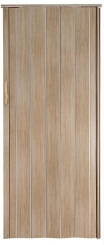 Falttür Höhe 202 cm Einbaubreite bis 109 cm Schiebetür Tür Sonoma Eiche hell farben Doppelwandprofil Neu