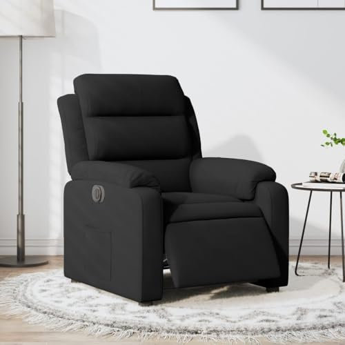 ShGaxin 3205076 - Poltrona reclinabile elettrica in velluto nero, poltrone da cinema, poltrone da salotto, poltrona tantra sessuale, poltrona TV, poltrona allattamento