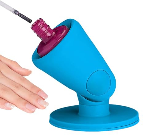 Soporte para botellas de esmalte de uñas que no se puede volcar, organizador de esmalte de uñas inclinado, tecnología de uñas de succión, accesorios de uñas y, pintura de uñas